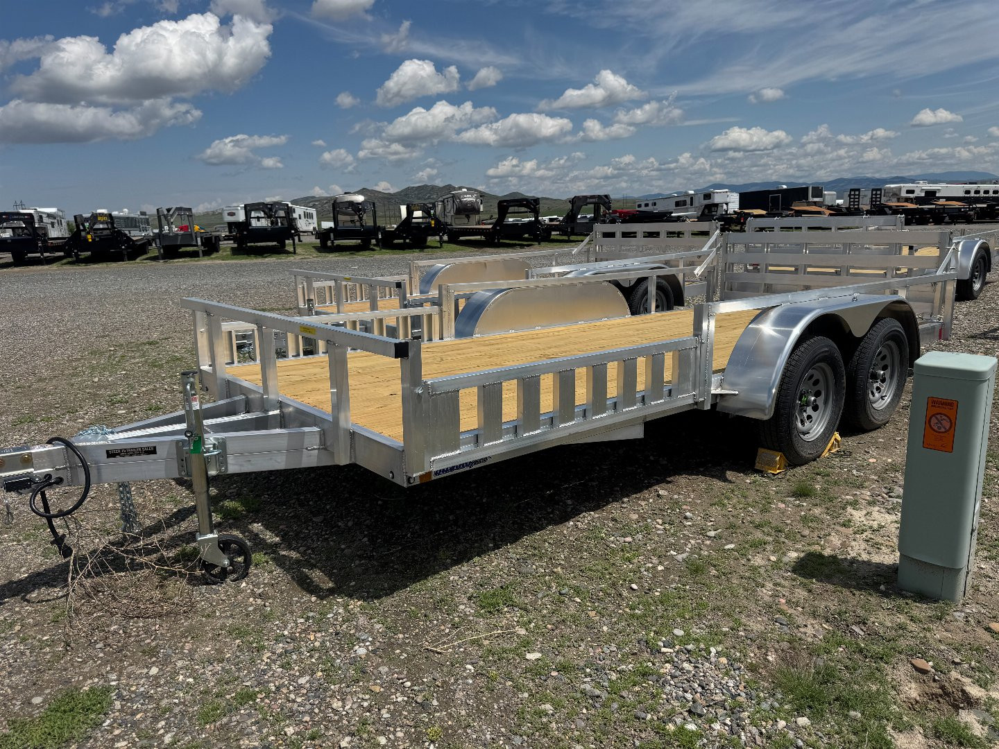 New 2025 MISSION MLS 6.5x16 Utility Trailer