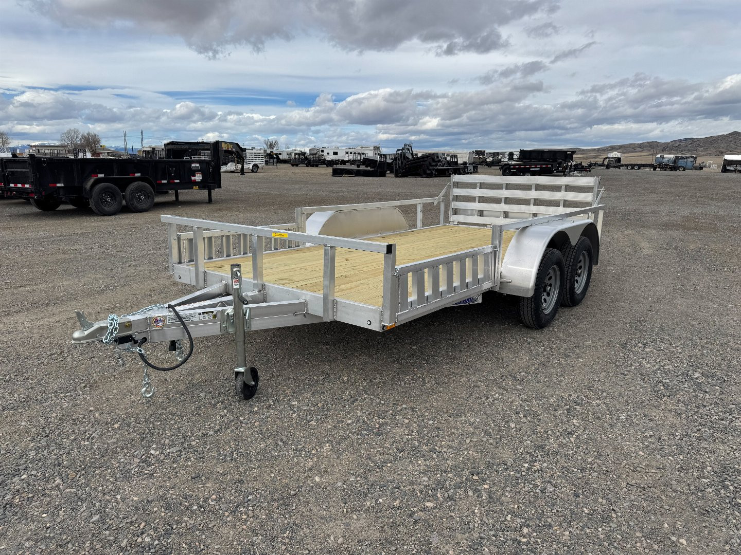 New 2025 MISSION MLS 6.5x14 Utility Trailer