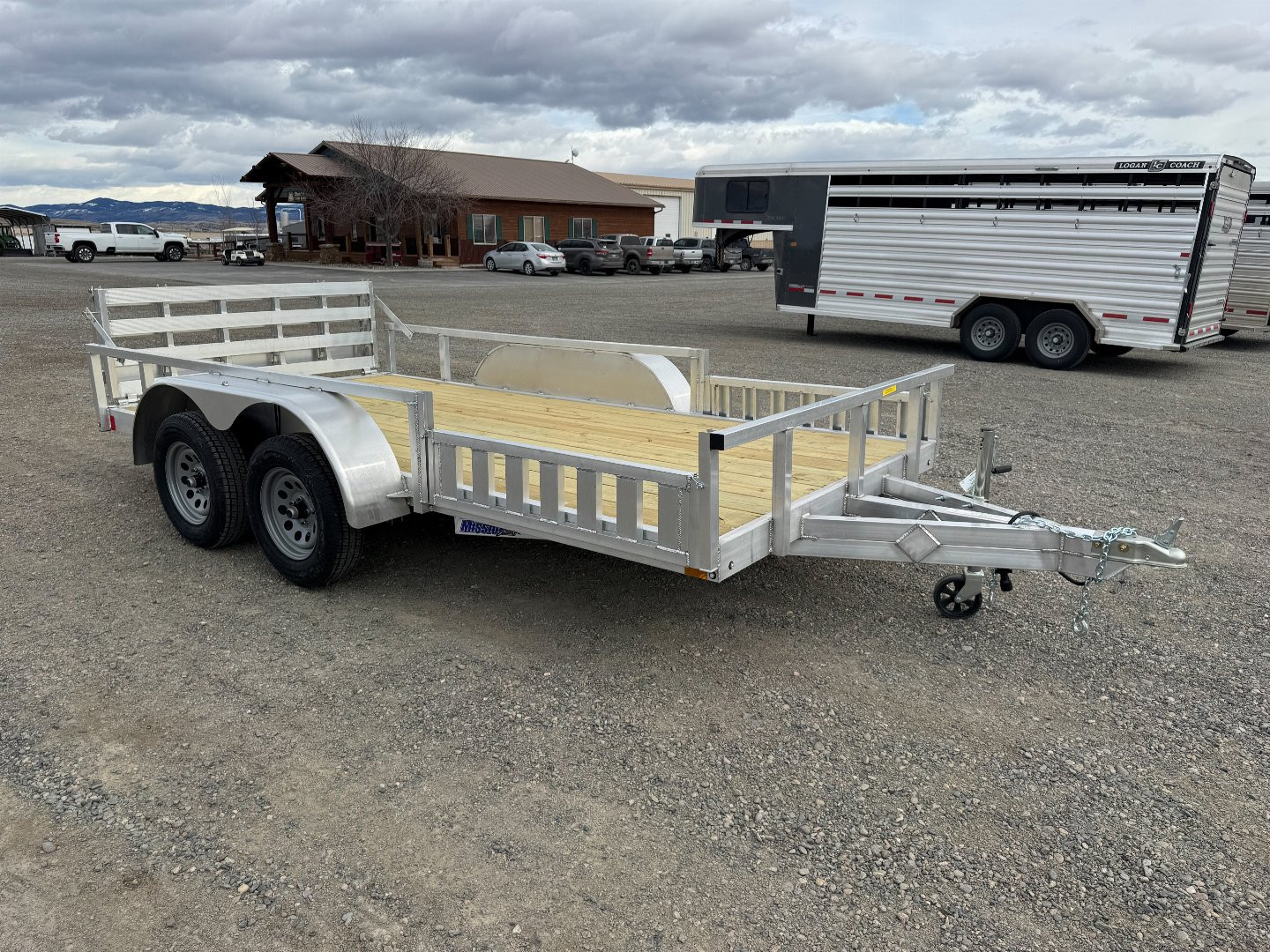 New 2025 MISSION MLS 6.5x14 Utility Trailer