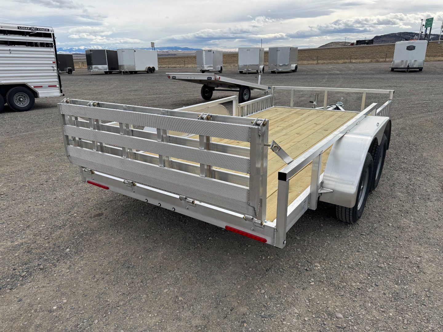 New 2025 MISSION MLS 6.5x14 Utility Trailer