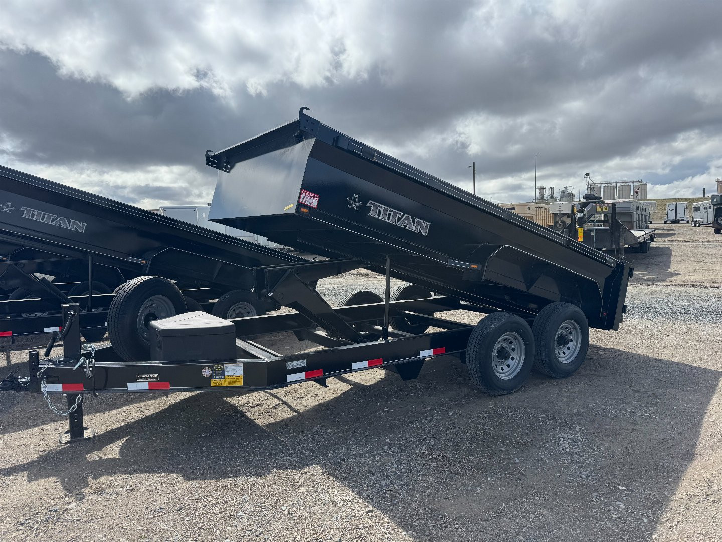 New 2025 Titan Trailer 14' BH Dump Trailer