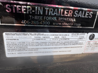 New 2025 Load Trail DE 83x14 DUMP TRAILER