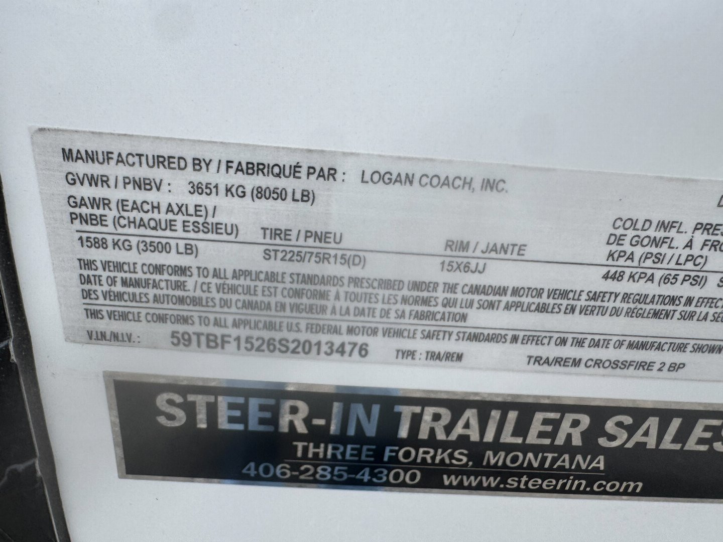 New 2024 LOGAN COACH 2H BP CROSSFIRE Horse Trailer