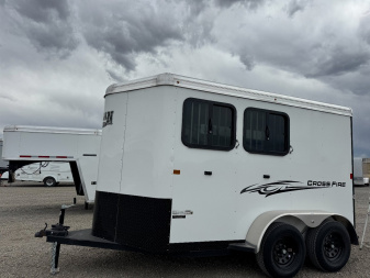 New 2024 LOGAN COACH 2H BP CROSSFIRE Horse Trailer