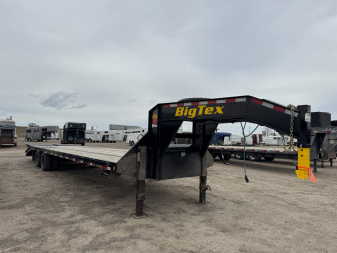 Used 2024 BIG TEX TRAILERS 25GN 25+5 Tandem Dual