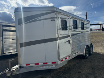 New 2024 4-Star Trailers 3H BH Horse Trailer