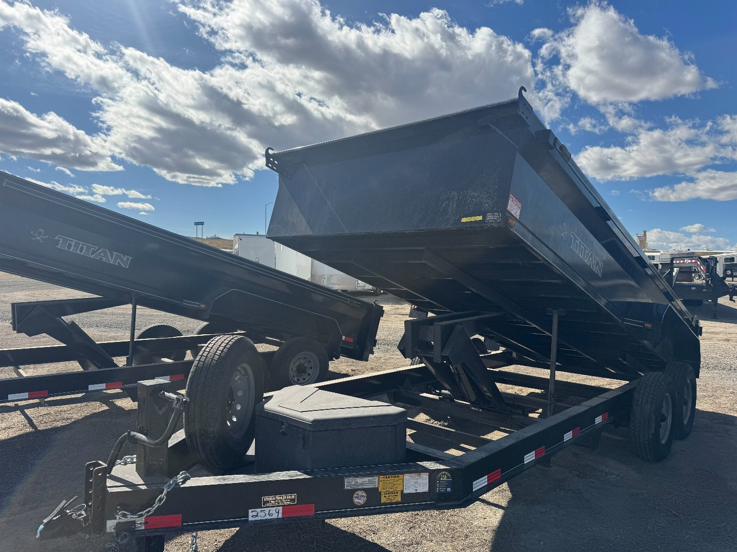New 2025 Titan Trailer 16' BH Dump Trailer