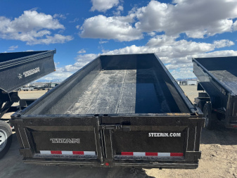 New 2025 Titan Trailer 16' BH Dump Trailer