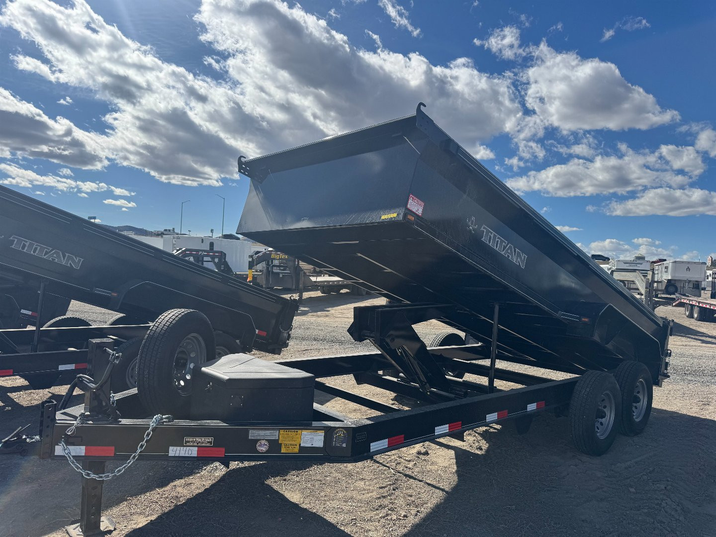 New 2025 Titan Trailer 16' BH Dump Trailer