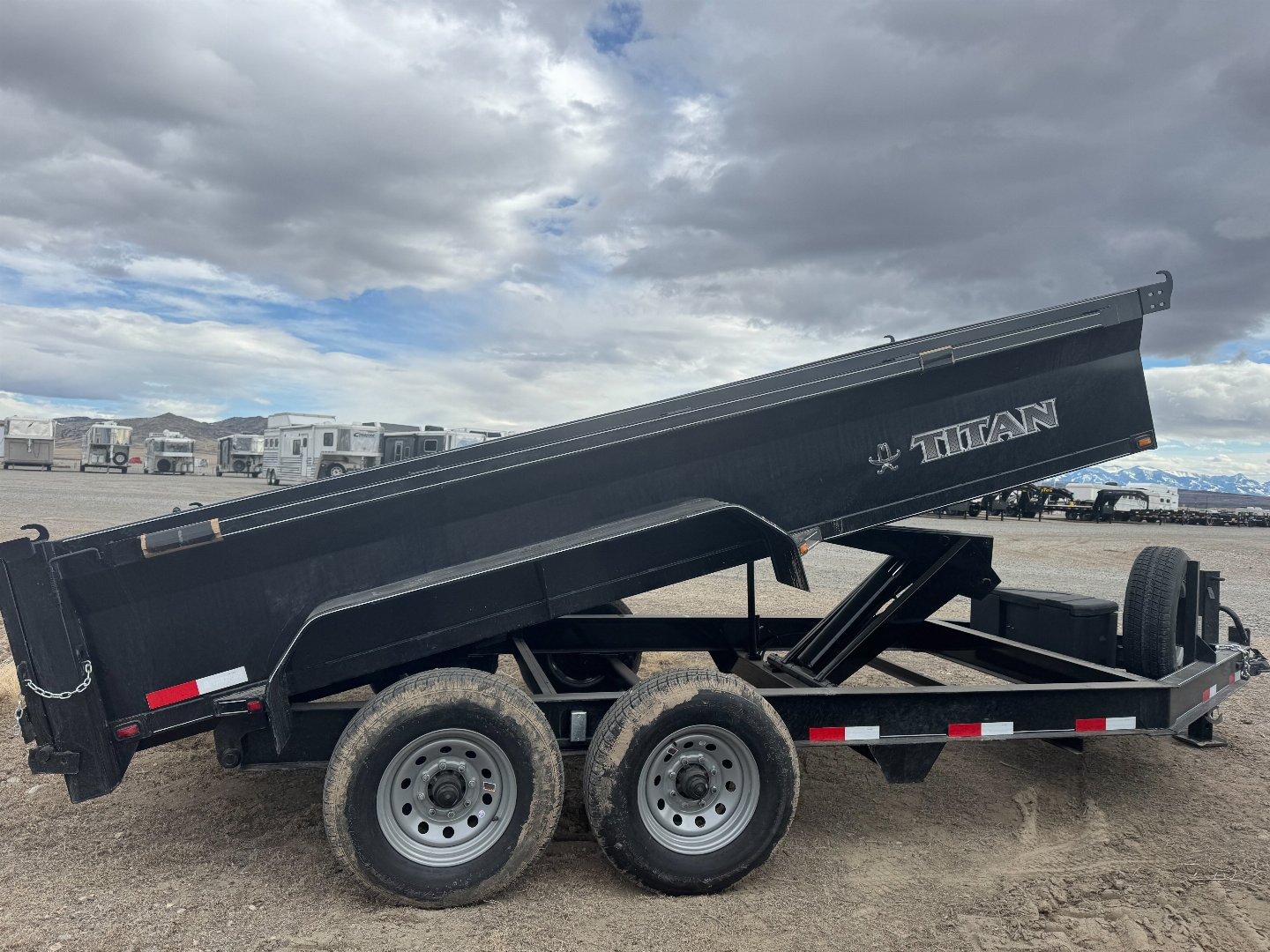 New 2025 Titan Trailer 14' BH Dump Trailer
