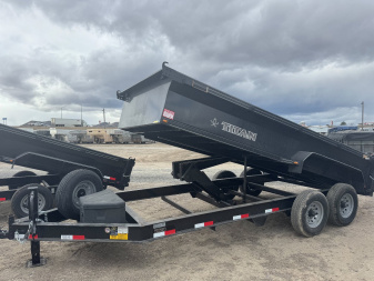 New 2025 Titan Trailer 16' BH Dump Trailer