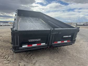 New 2025 Titan Trailer 16' BH Dump Trailer