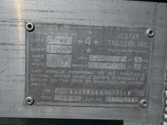 Used 1989 4-Star Trailers 3H Horse Trailer GN