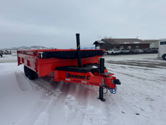 New 2025 Diamond C Trailers 16' BH Dump Trailer