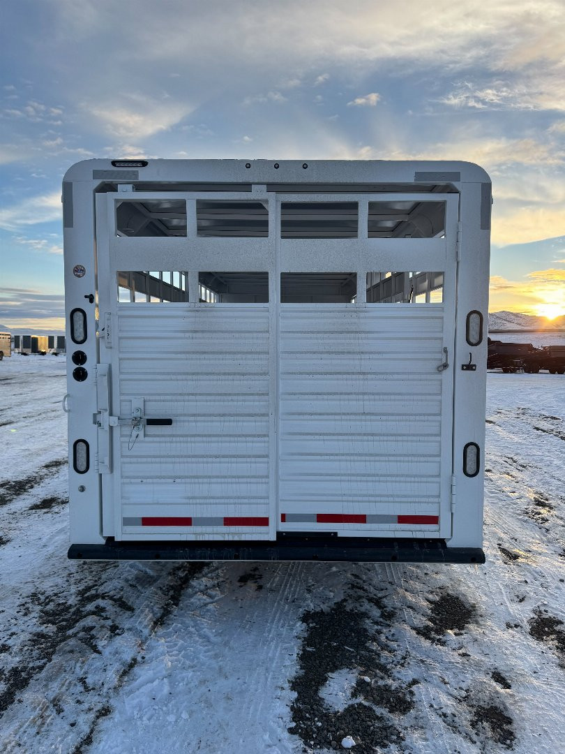 New 2025 Trails West 25' GN Hotshot Stock / Stock Combo Trailer