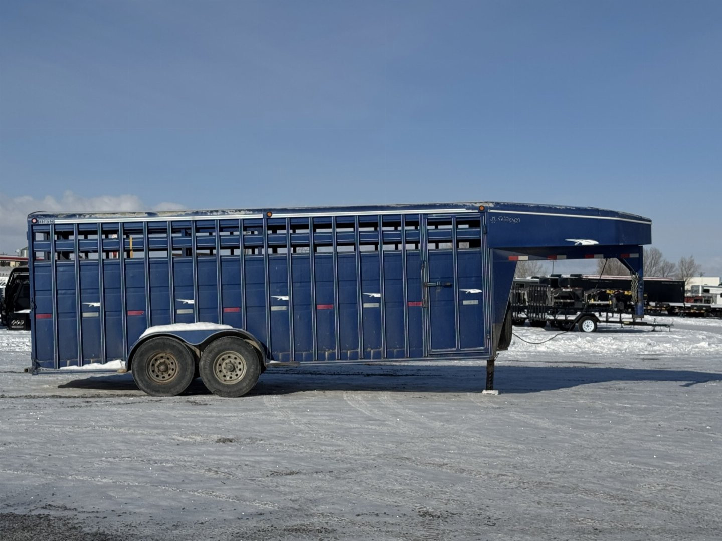 Used 2003 Titan Trailer 20 Stock Stock Combo Trailer For Sale In