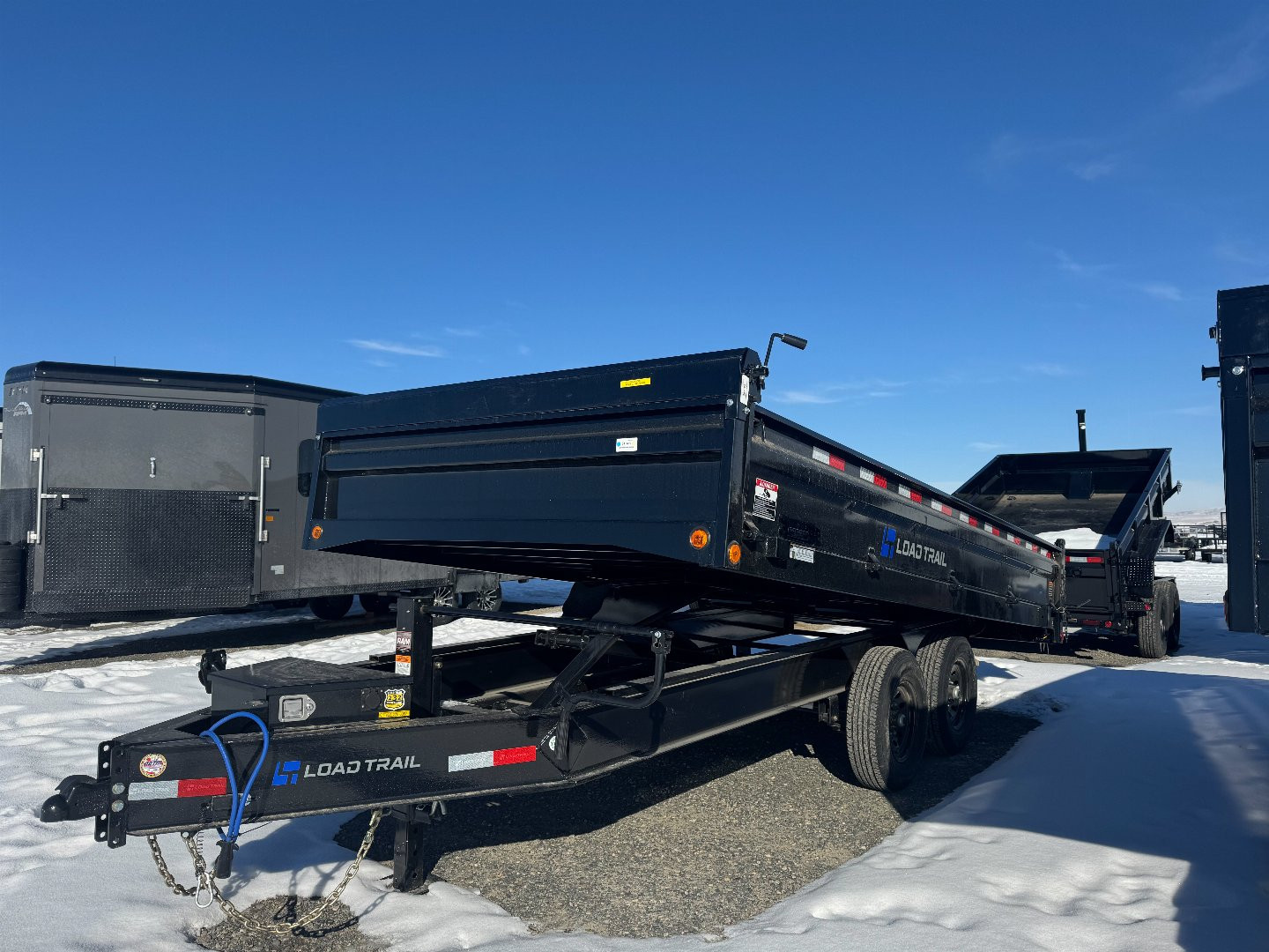 New 2024 Load Trail 16' DZ Deck Over Dump Dump Trailer