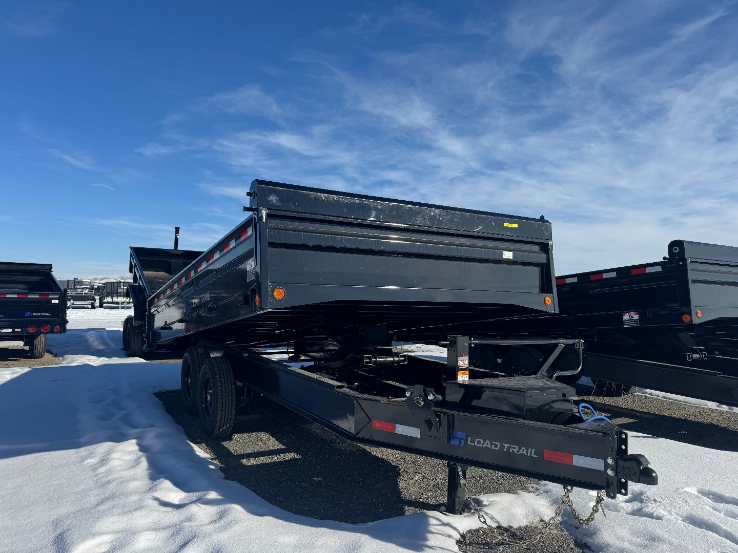 New 2024 Load Trail 16' DZ Deck Over Dump Dump Trailer