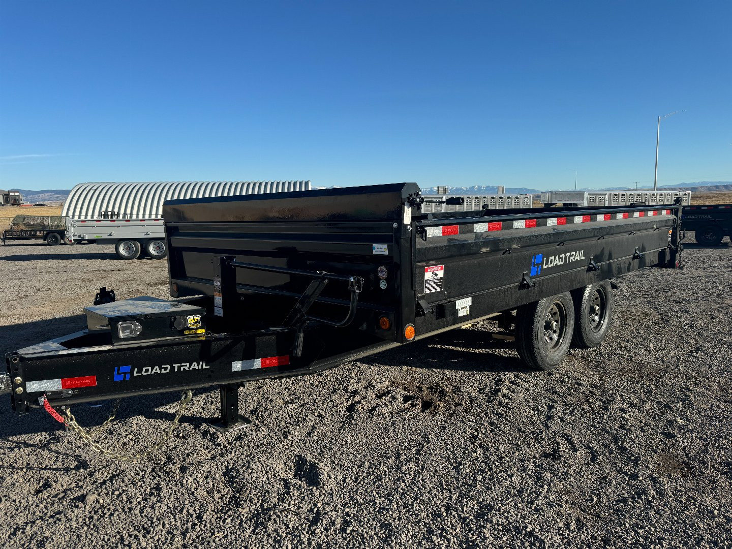 New 2024 Load Trail 16' DZ Deck Over Dump Dump Trailer