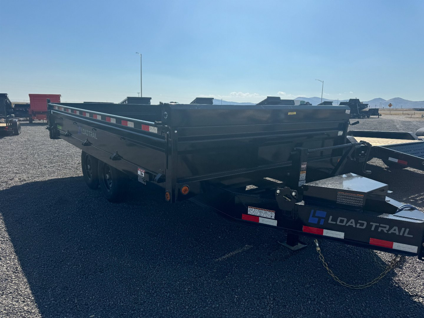 New 2024 Load Trail 16' DZ Deck Over Dump Dump Trailer