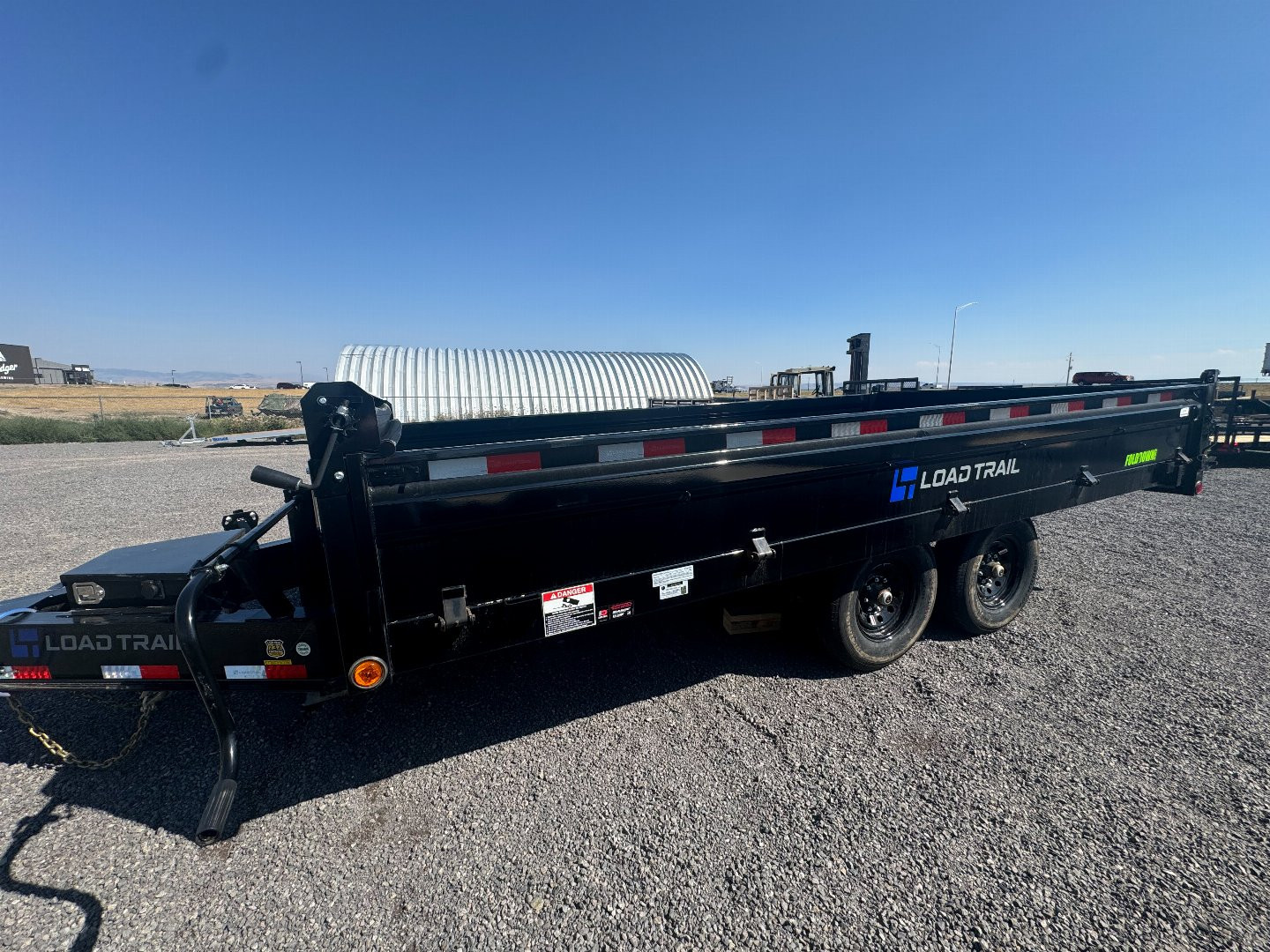 New 2024 Load Trail 16' DZ Deck Over Dump Dump Trailer