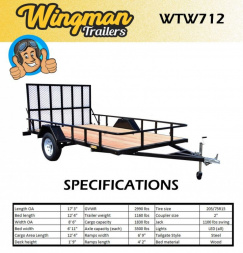 New 2024 WINGMAN 7x12 UT