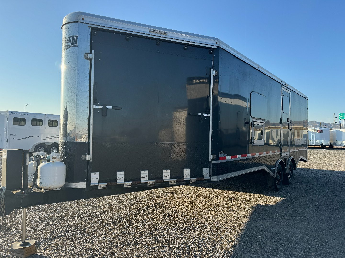 Used 2021 Logan Coach 29' BP Horse Power Snowmobile Trailer
