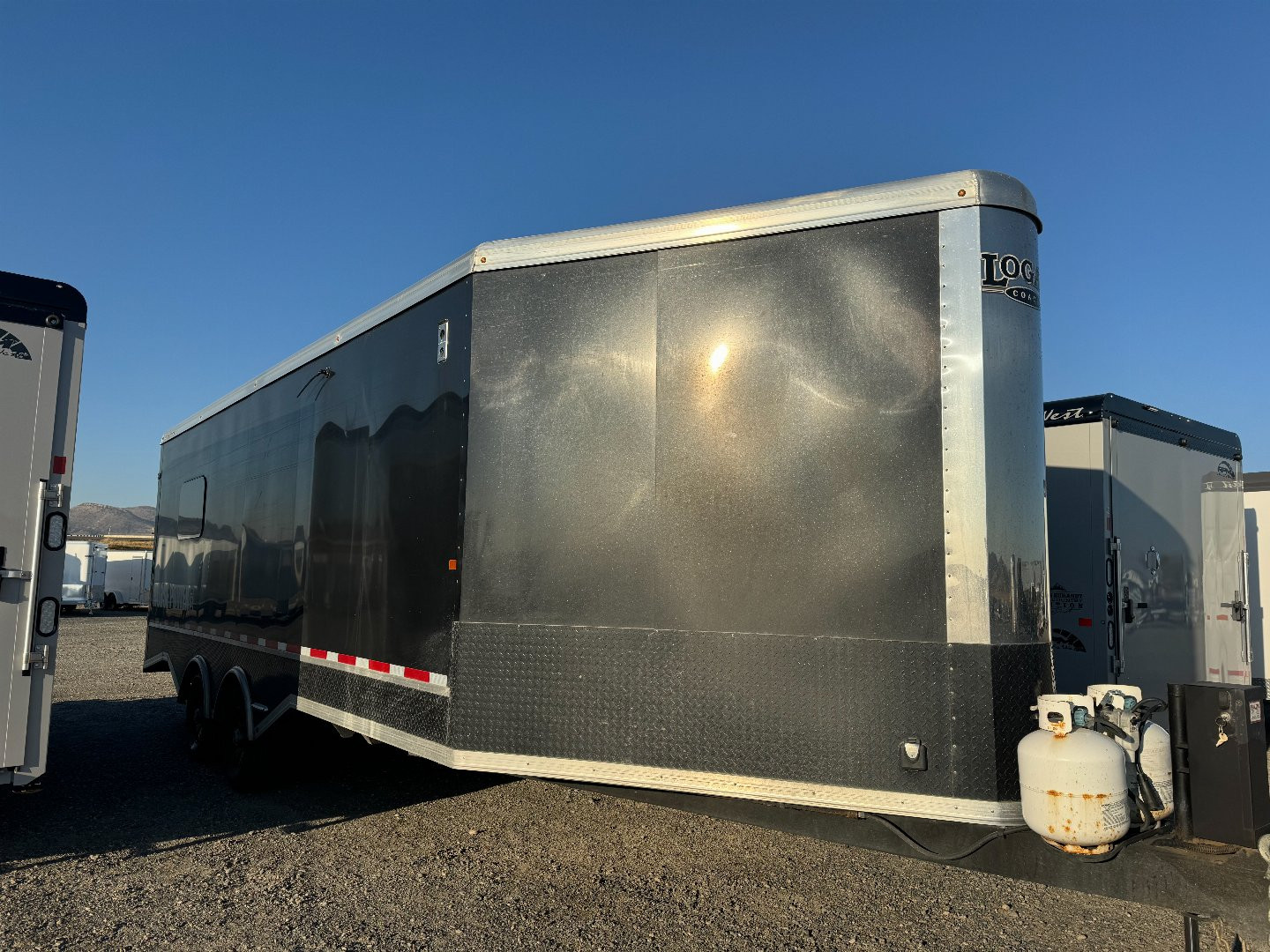 Used 2021 Logan Coach 29' BP Horse Power Snowmobile Trailer
