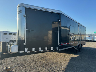 Used 2021 Logan Coach 29' BP Horse Power Snowmobile Trailer