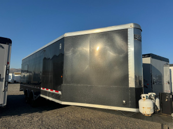Used 2021 Logan Coach 29' BP Horse Power Snowmobile Trailer