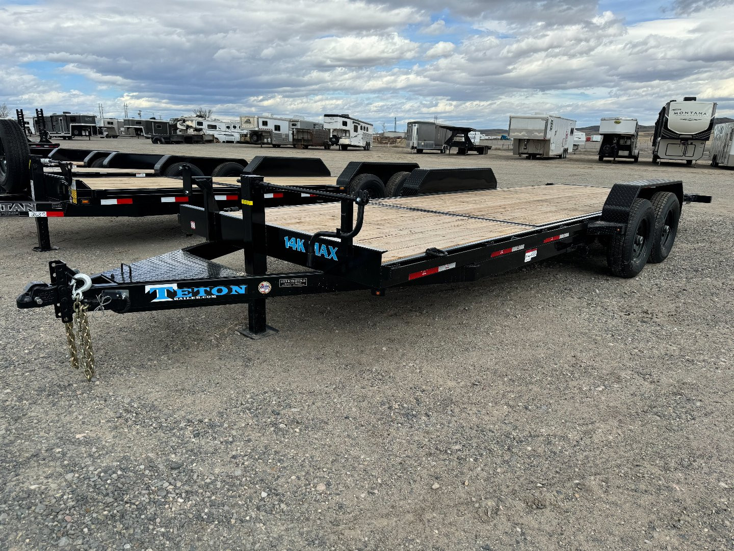 New 2024 Teton Trailer 16k 22' BH TILT (16+6)