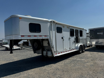 Used 2007 Kiefer Manufacturing Genesis 3H Living Quarter Horse Trailer