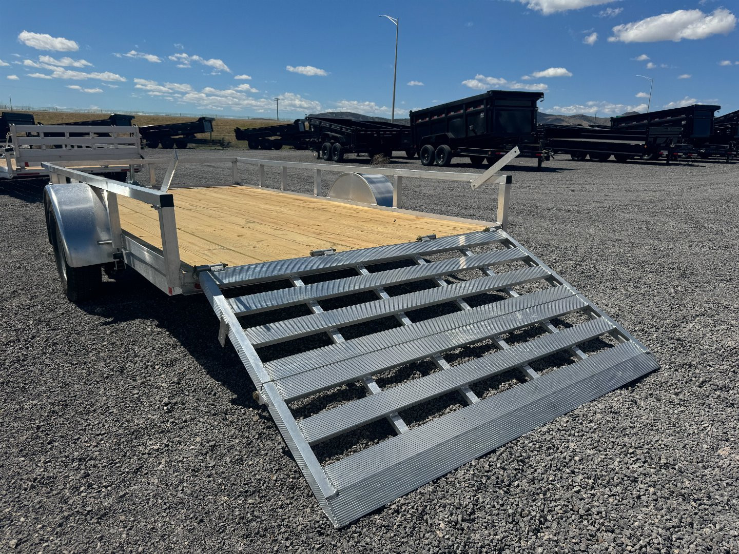 New 2024 MISSION MLS 6.5x14 Utility Trailer