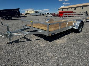 New 2024 MISSION MLS 6.5x14 Utility Trailer