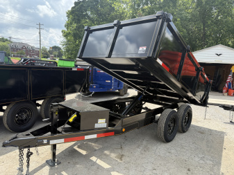 New 2025 P & T Trailers 7K 6X10 DUMP SREAD GATE 7K JACK Dump Trailer