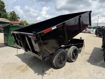 New 2025 P & T Trailers 7K 6X10 DUMP SREAD GATE 7K JACK Dump Trailer