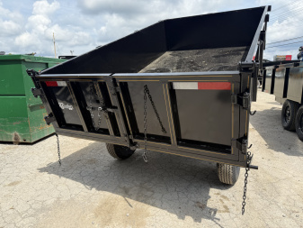 New 2025 P & T Trailers 7K 6X10 DUMP SREAD GATE 7K JACK Dump Trailer