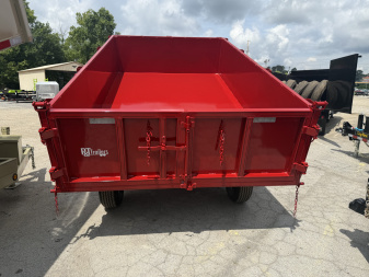 New 2025 P & T Trailers 7K 6X10 DUMP SREAD GATE 7K JACK Dump Trailer