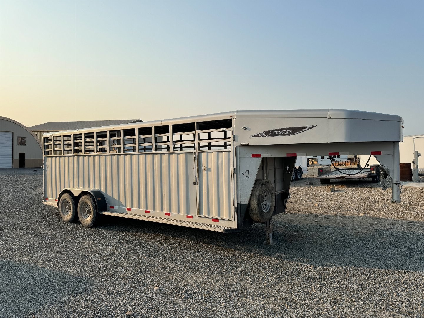 Used 2020 Titan Trailer 22' Rancher Stock / Stock Combo Trailer
