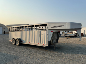 Used 2020 Titan Trailer 22' Rancher Stock / Stock Combo Trailer