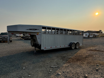 Used 2020 Titan Trailer 22' Rancher Stock / Stock Combo Trailer