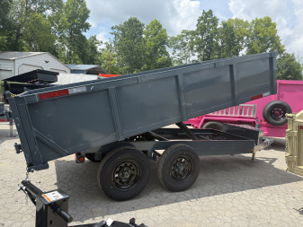 New 2025 P & T Trailers 7K 6X12 DUMP SREAD GATE 7K JACK Dump Trailer