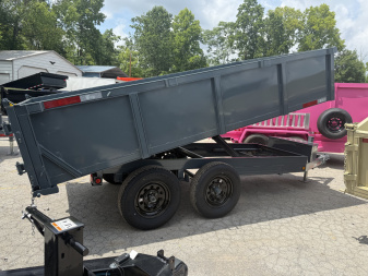 New 2025 P & T Trailers 7K 6X12 DUMP SREAD GATE 7K JACK Dump Trailer