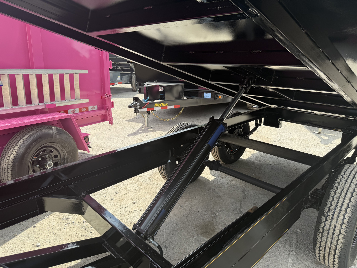 New 2025 P & T Trailers 7K 6X12 DUMP SREAD GATE 7K JACK Dump Trailer