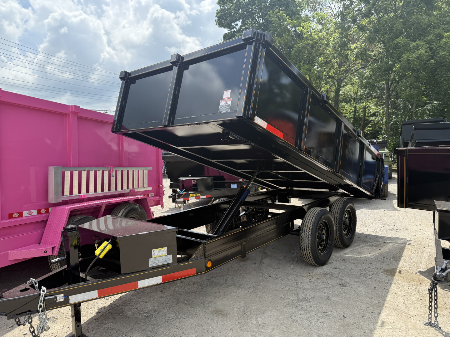 New 2025 P & T Trailers 7K 6X12 DUMP SREAD GATE 7K JACK Dump Trailer