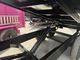 New 2025 P & T Trailers 7K 6X12 DUMP SREAD GATE 7K JACK Dump Trailer