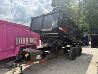 New 2025 P & T Trailers 7K 6X12 DUMP SREAD GATE 7K JACK Dump Trailer
