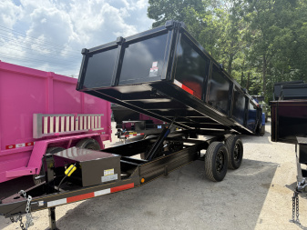 New 2025 P & T Trailers 7K 6X12 DUMP SREAD GATE 7K JACK Dump Trailer