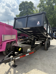 New 2025 P & T Trailers 7K 6X12 DUMP SREAD GATE 7K JACK Dump Trailer