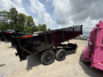 New 2025 P & T Trailers 7K 6X12 DUMP SREAD GATE 7K JACK Dump Trailer